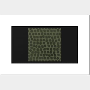 Leopard Mosaic on Khaki 5748 Posters and Art